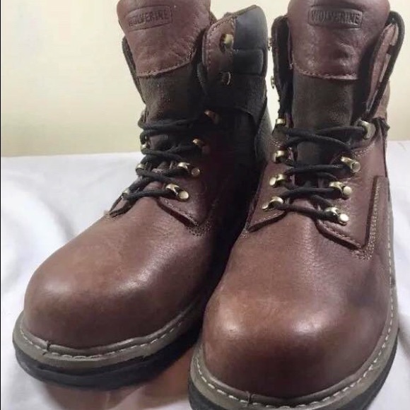 Like New Wolverine Steel Toe Leather 